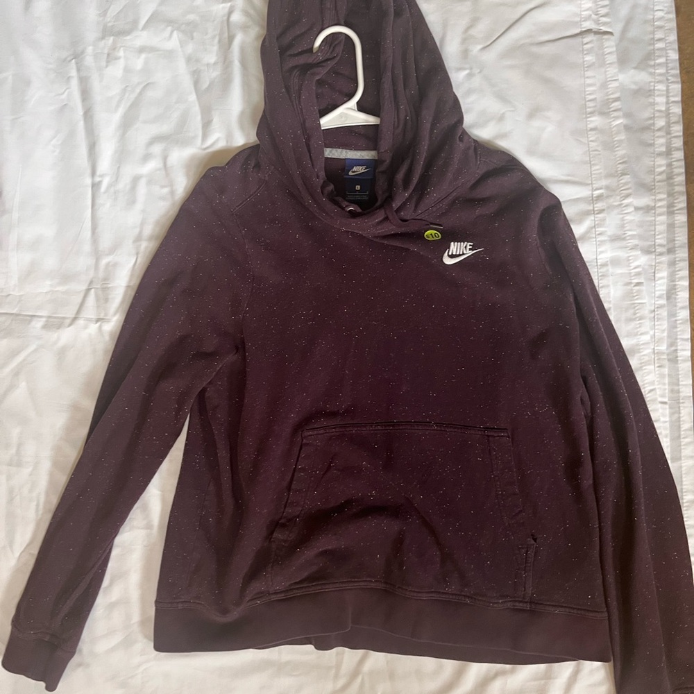 Nike Purple Cowl Neck Sweater
